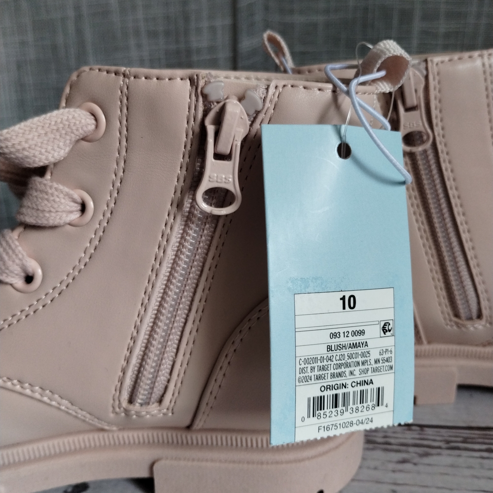 Cat & Jack Pink Chunky Sole Boots - Picture 4 of 6